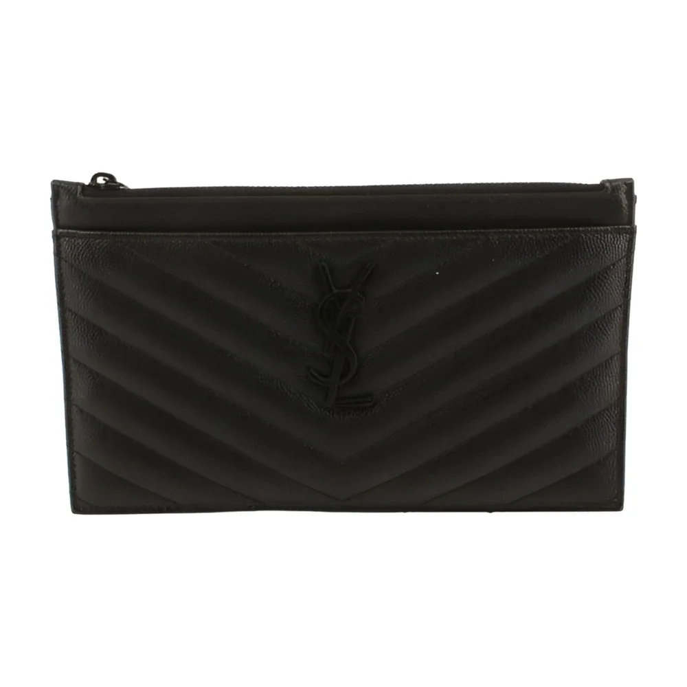 Saint Laurent Monogram Bill Pouch Black - Picture 1 of 5
